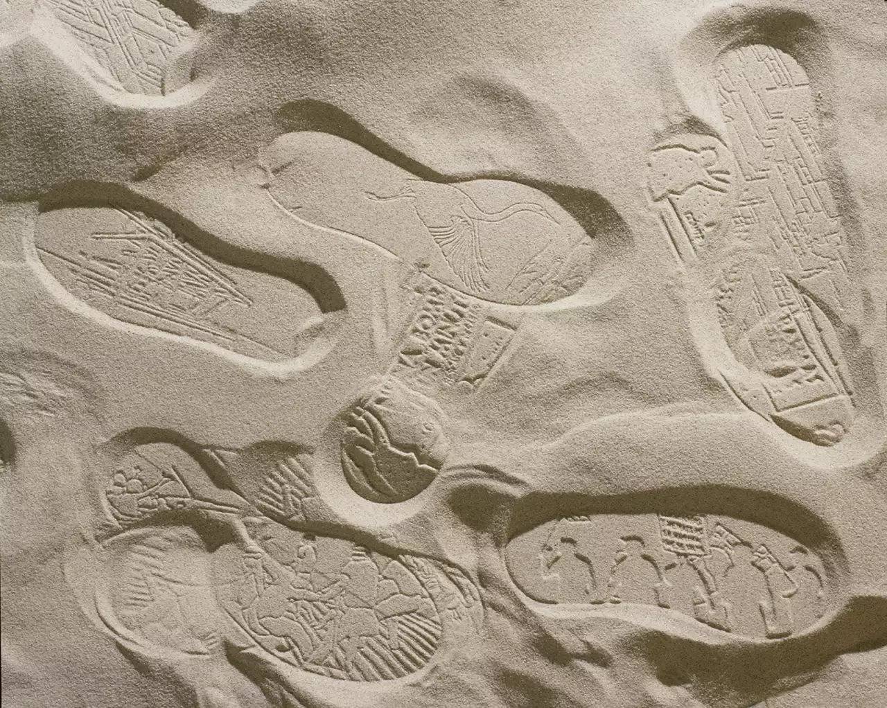Allora and Calzadilla, Land Mark (Foot Prints), 2002. Courtesy of Lisson Gallery. © Allora and Calzadilla